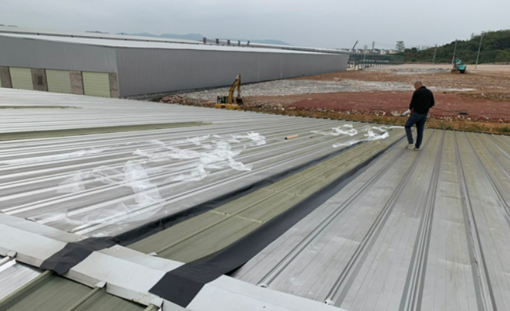 团风厂房屋面防水维修案例